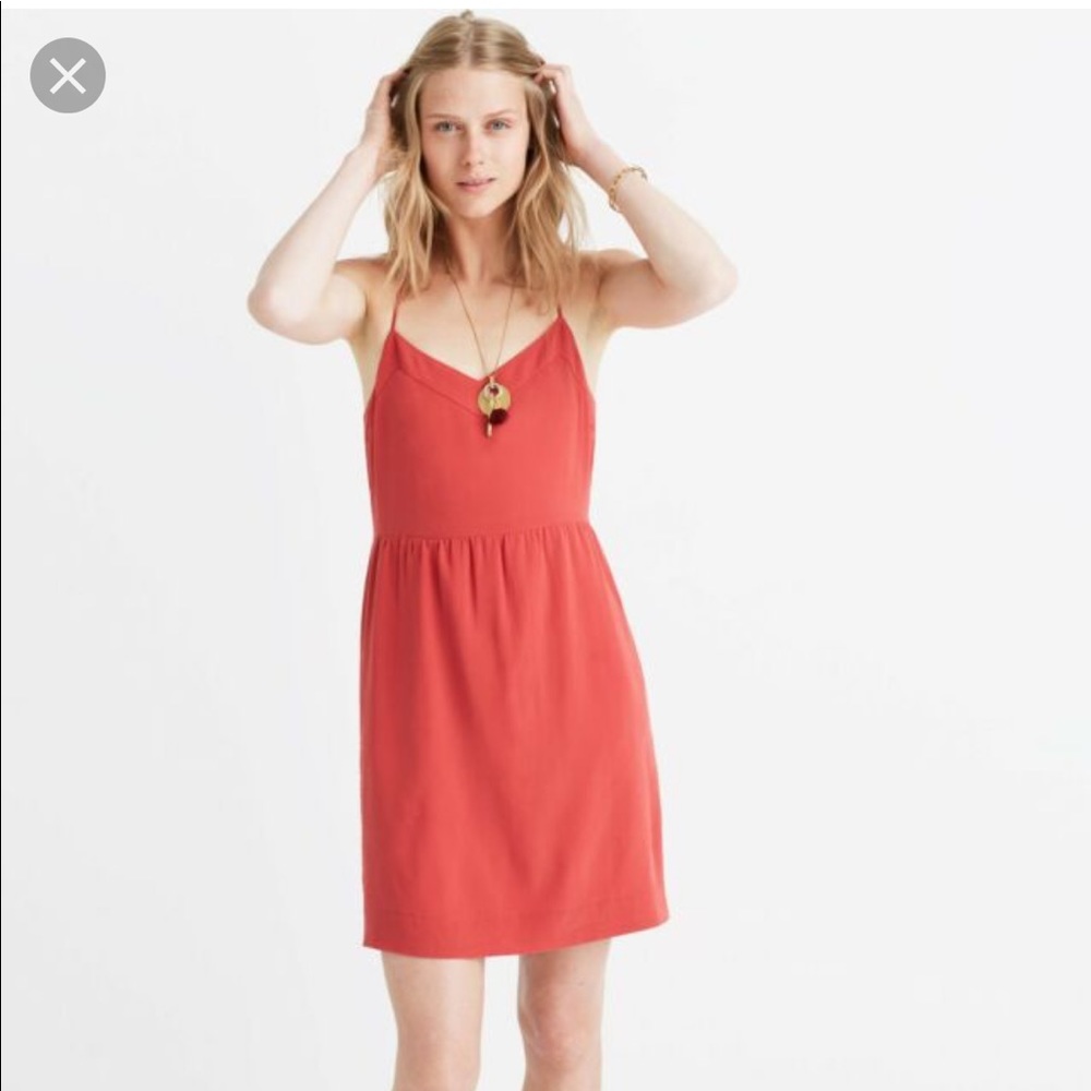 ✨🆕 Madewell Solid Silk Cami Dress